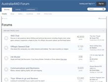 Tablet Screenshot of forum.australia4wd.com